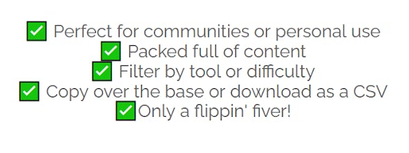 The Ultimate No-Code Tutorial Database gallery image