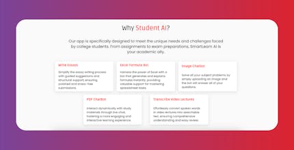 学生AI行动起来 - 有了学生AI作为你的秘密武器，你可以提高你的学业成绩，充分利用你的时间。