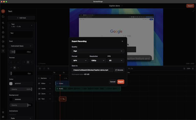 Screenforge screenshot 4