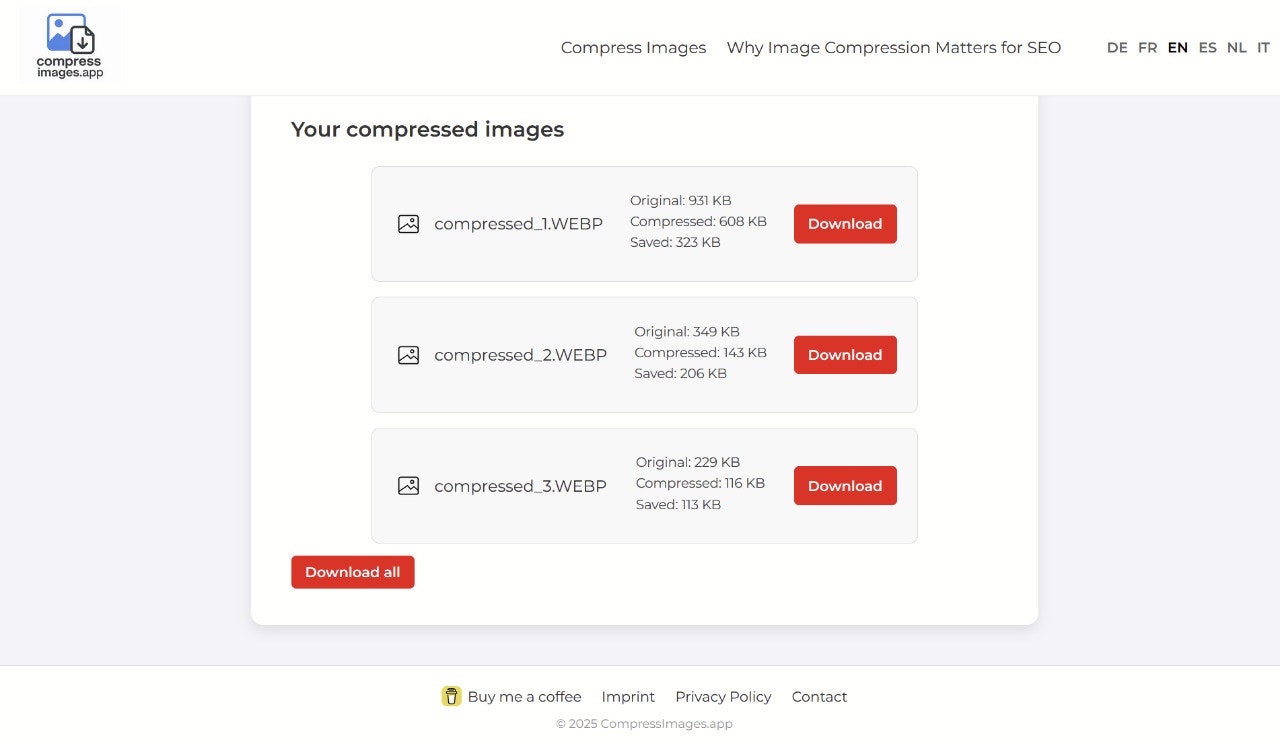 JPG, PNG และ Webp Optimizer - บีบอัดภาพออนไลน์ฟรี media 3