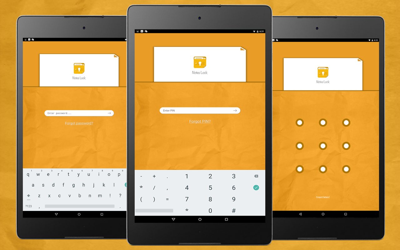Notes Lock : Allows you to password-protect your secret notes, to-do lists, voice recordings, and collages! gallery image