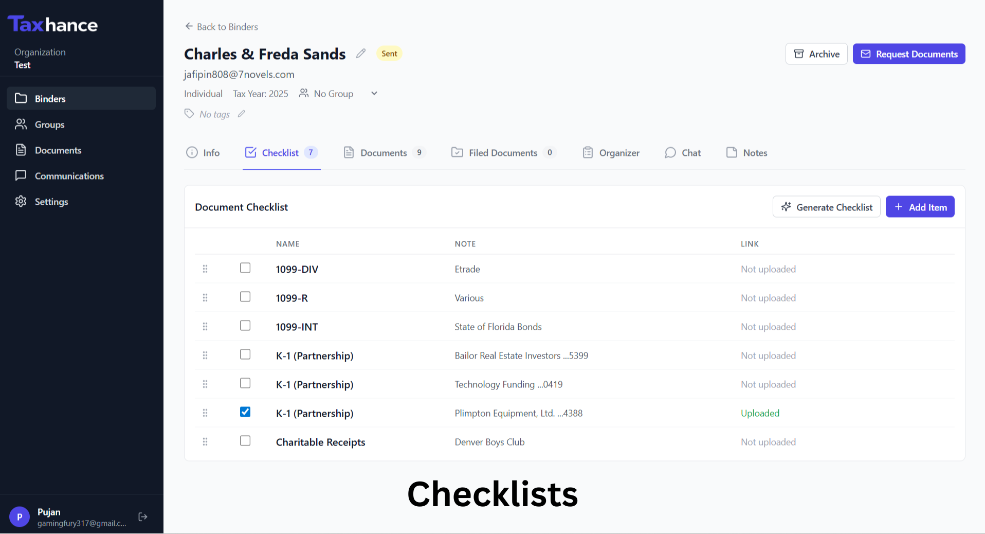 Taxhance - Screenshot 2 showing product features and functionality