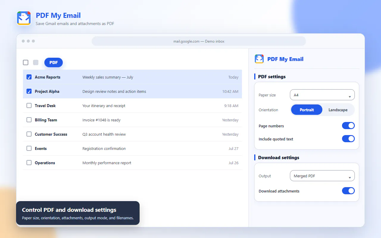 PDF My Email gallery image