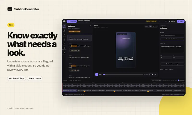 SubtitleGenerator screenshot 4