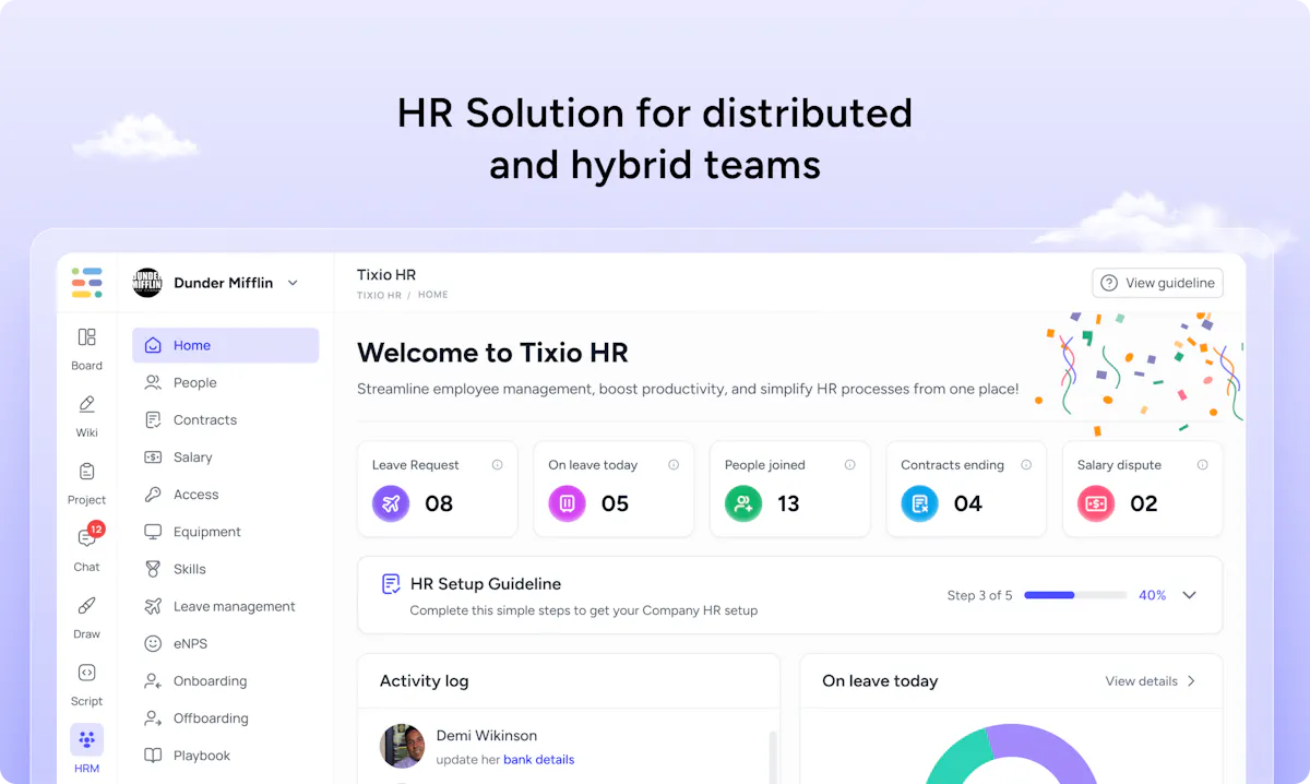 Tixio HR