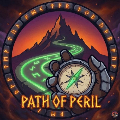 Path of Peril  - Product Hunt launch logo and brand identity