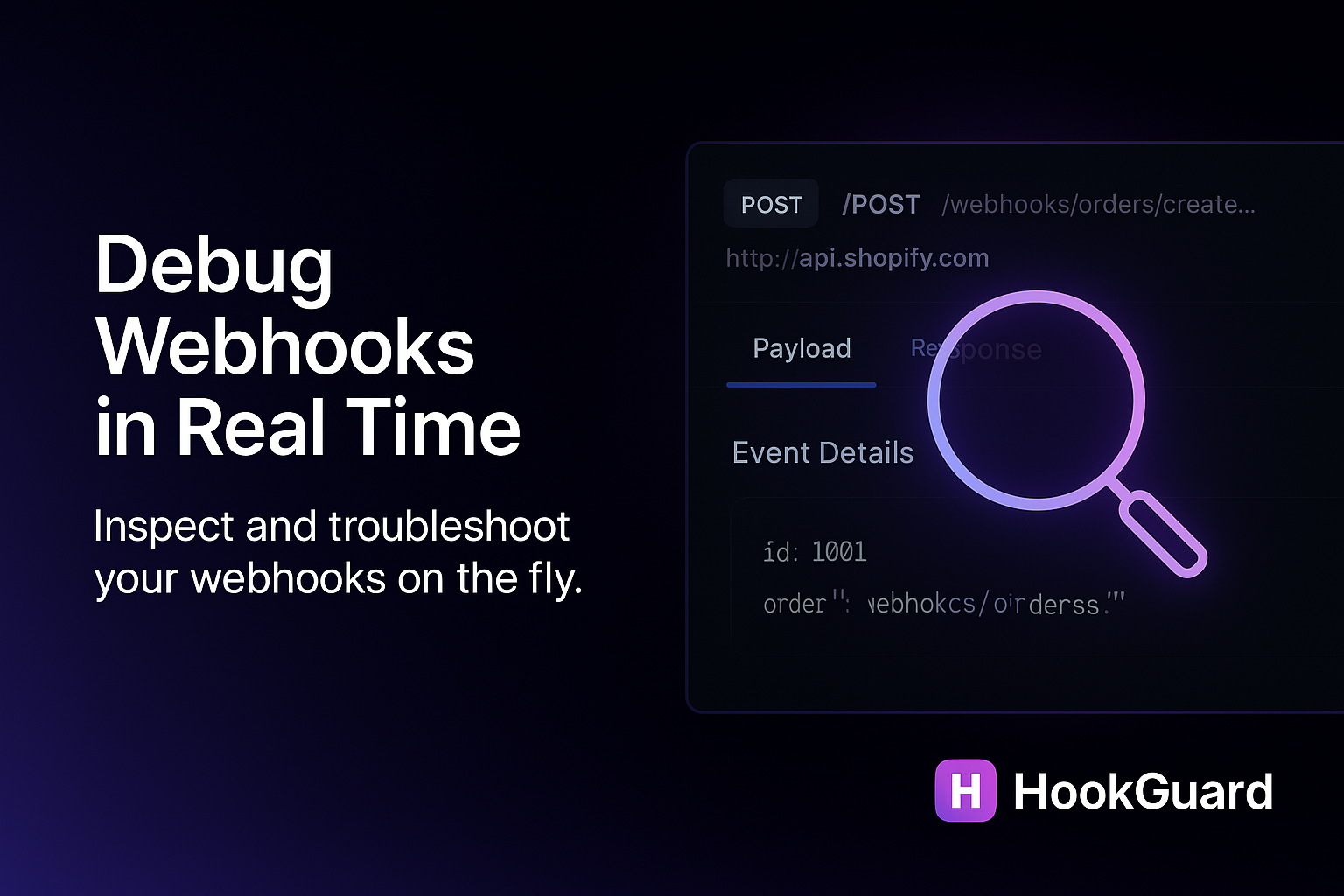 HookGuard-Webhook Reliability Layer(Beta - Screenshot 4 showing product features and functionality