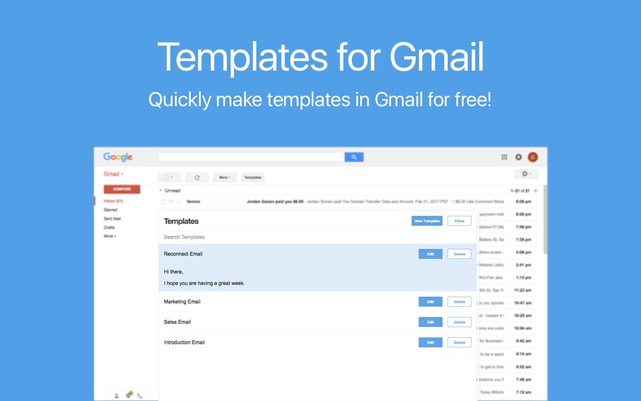 Templates for Gmail media 2