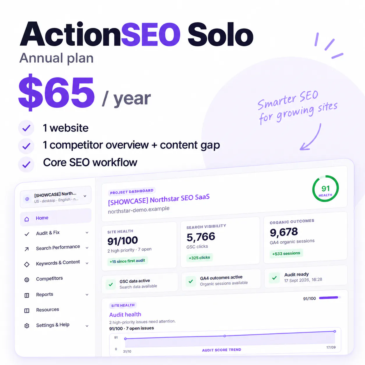 ActionSEO Audit & Report Tool gallery image