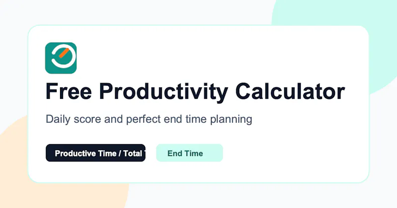 Productivity Calculator screenshot 1