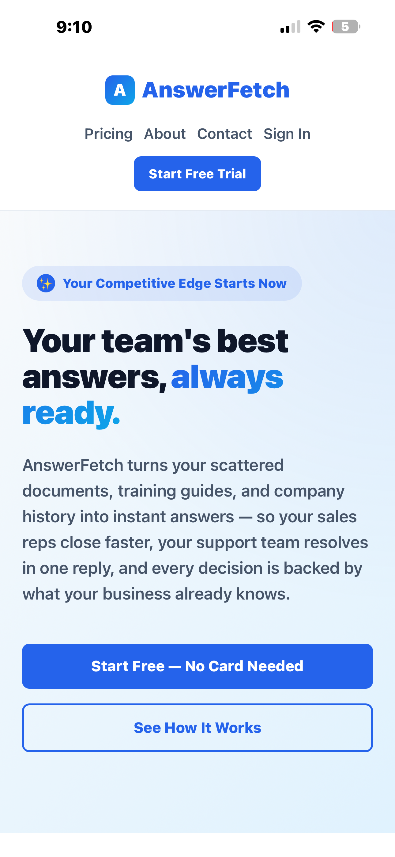 AnswerFetch gallery image