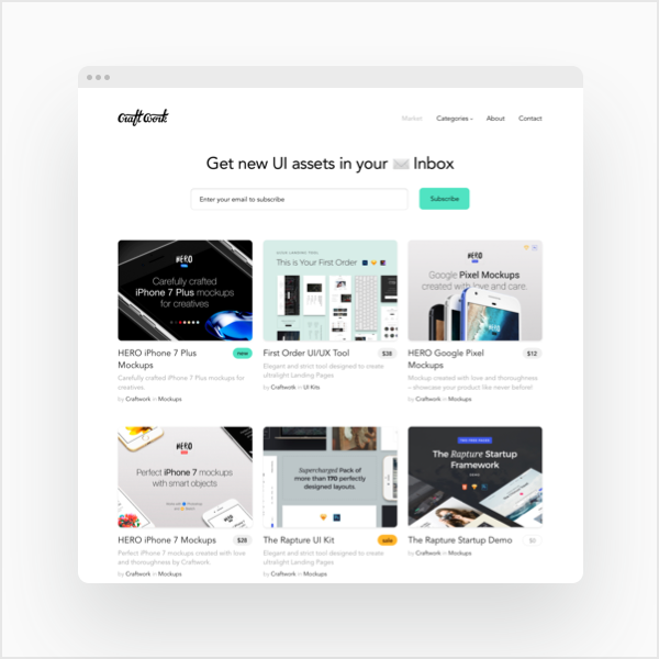 Craftwork UX/UI Tools