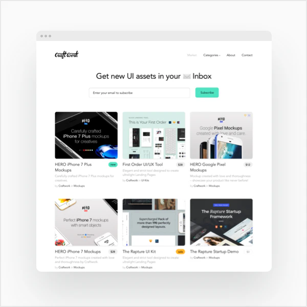 Craftwork UX/UI Tools