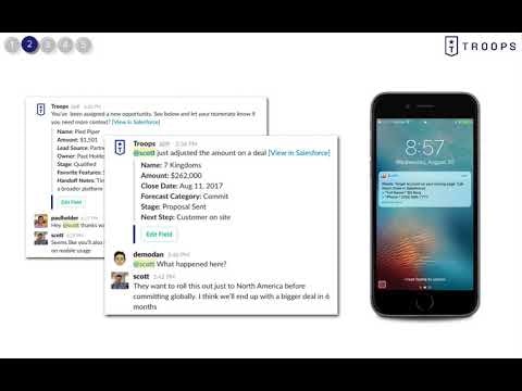 Troops’ CRM Workflow Builder for Slack gallery image