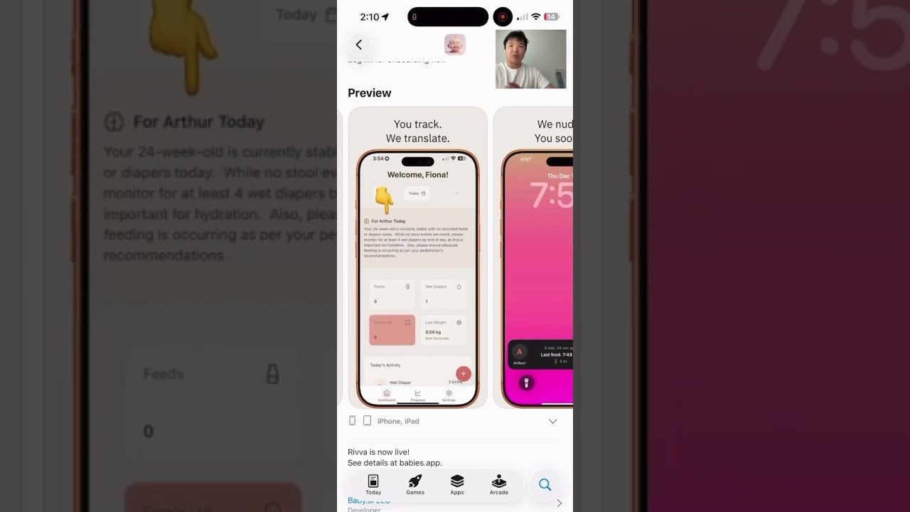 Rivva - AI Baby Tracking App gallery image