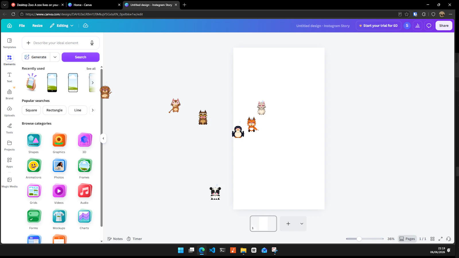 Desktop Zoo screenshot 2