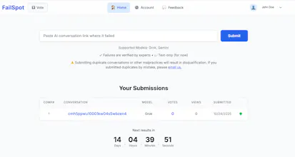 FailSpot-Win $100 weekly for AI Failures gallery image