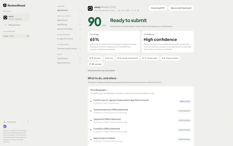 ReviewAhead screenshot 3
