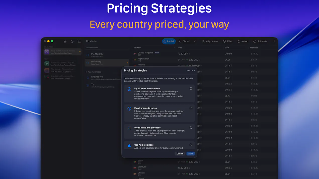 Price Point Parity product