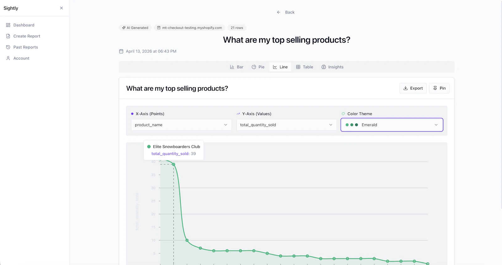 Sightly screenshot 1