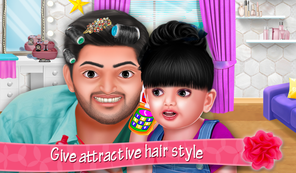 Aadhya's Spa Makeover Day With Daddy gallery image