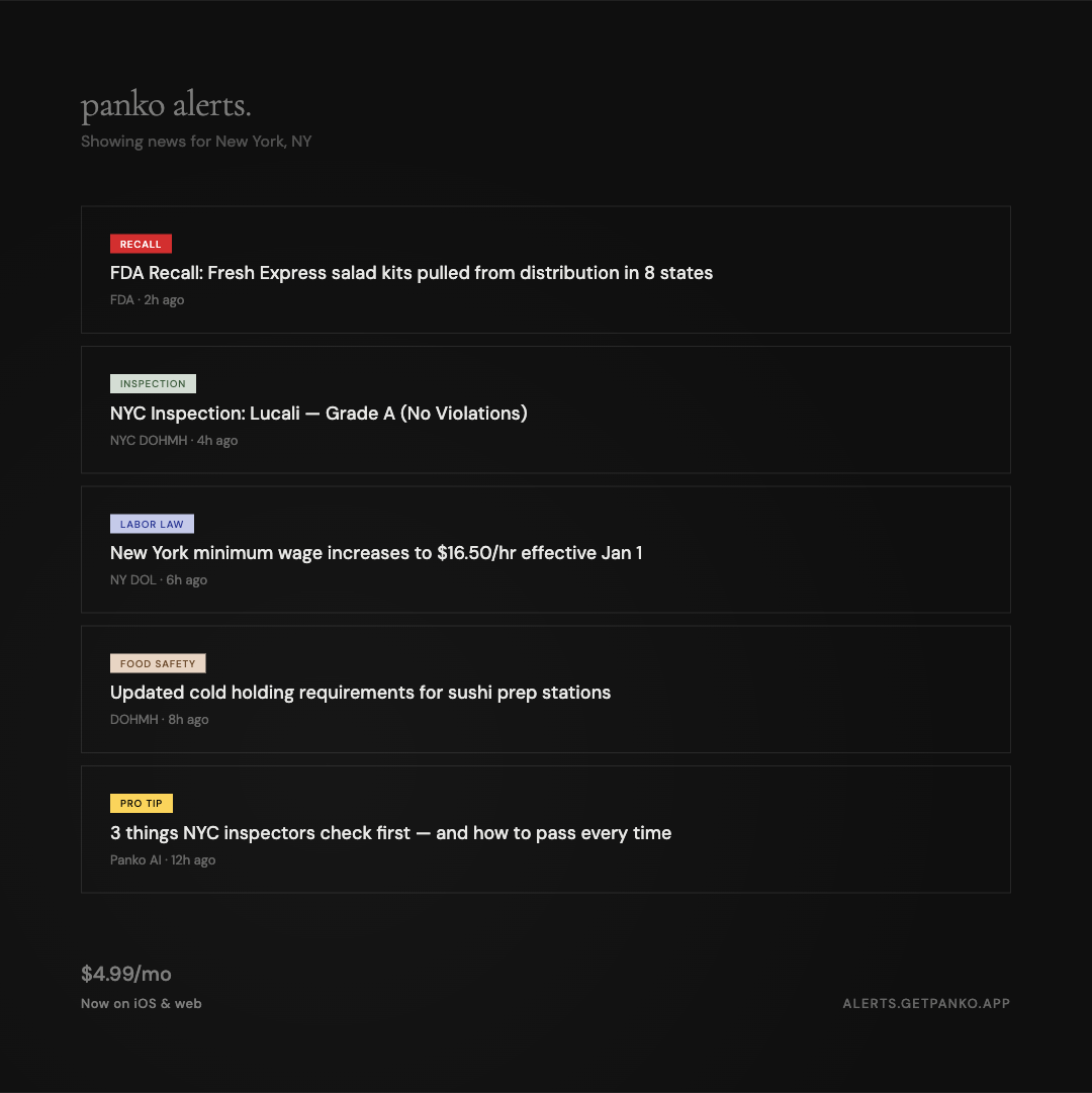 Panko Alerts gallery image