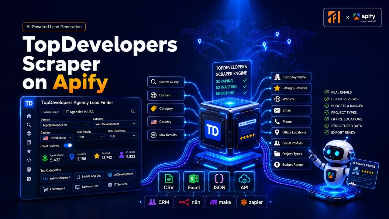 TopDevelopers Scraper - IT Agency Leads gallery image