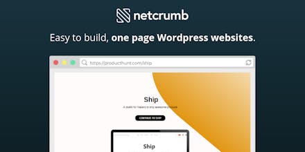 Netcrumb - One Page Wordpress Builder gallery image