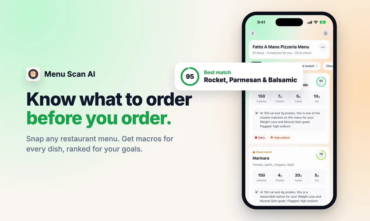 Menu Scan AI gallery image