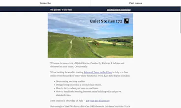 Quiet Stories Newsletter gallery image