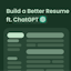 ChatGPT UI themed Resume/CV