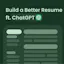 ChatGPT UI themed Resume/CV