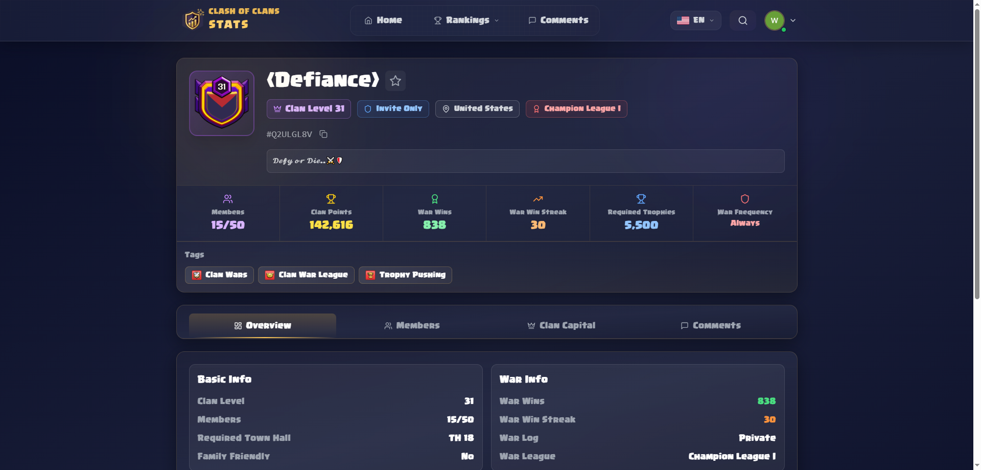 Clash of clans stats gallery image