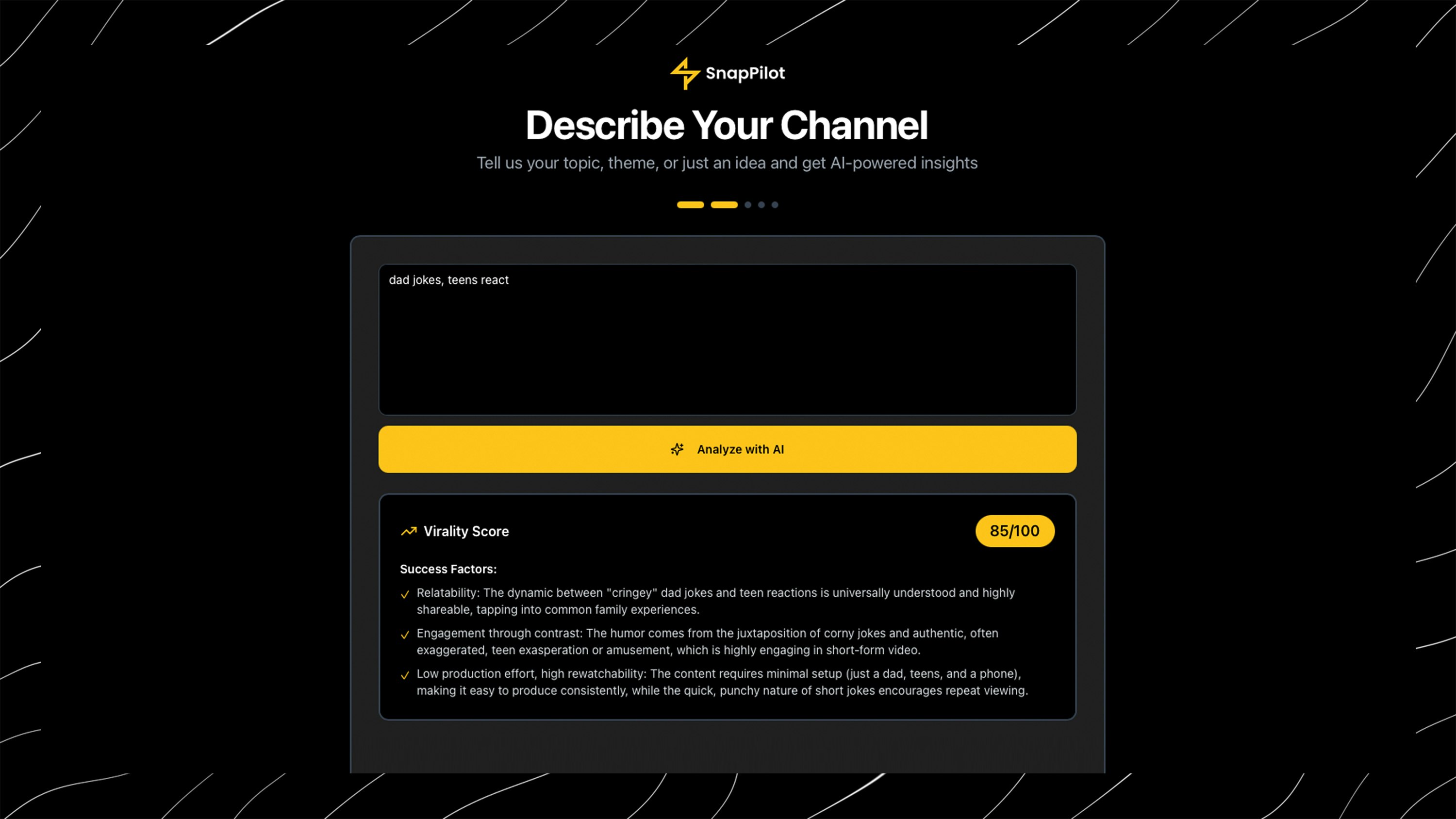 SnapPilot.ai - Screenshot 3 showing product features and functionality