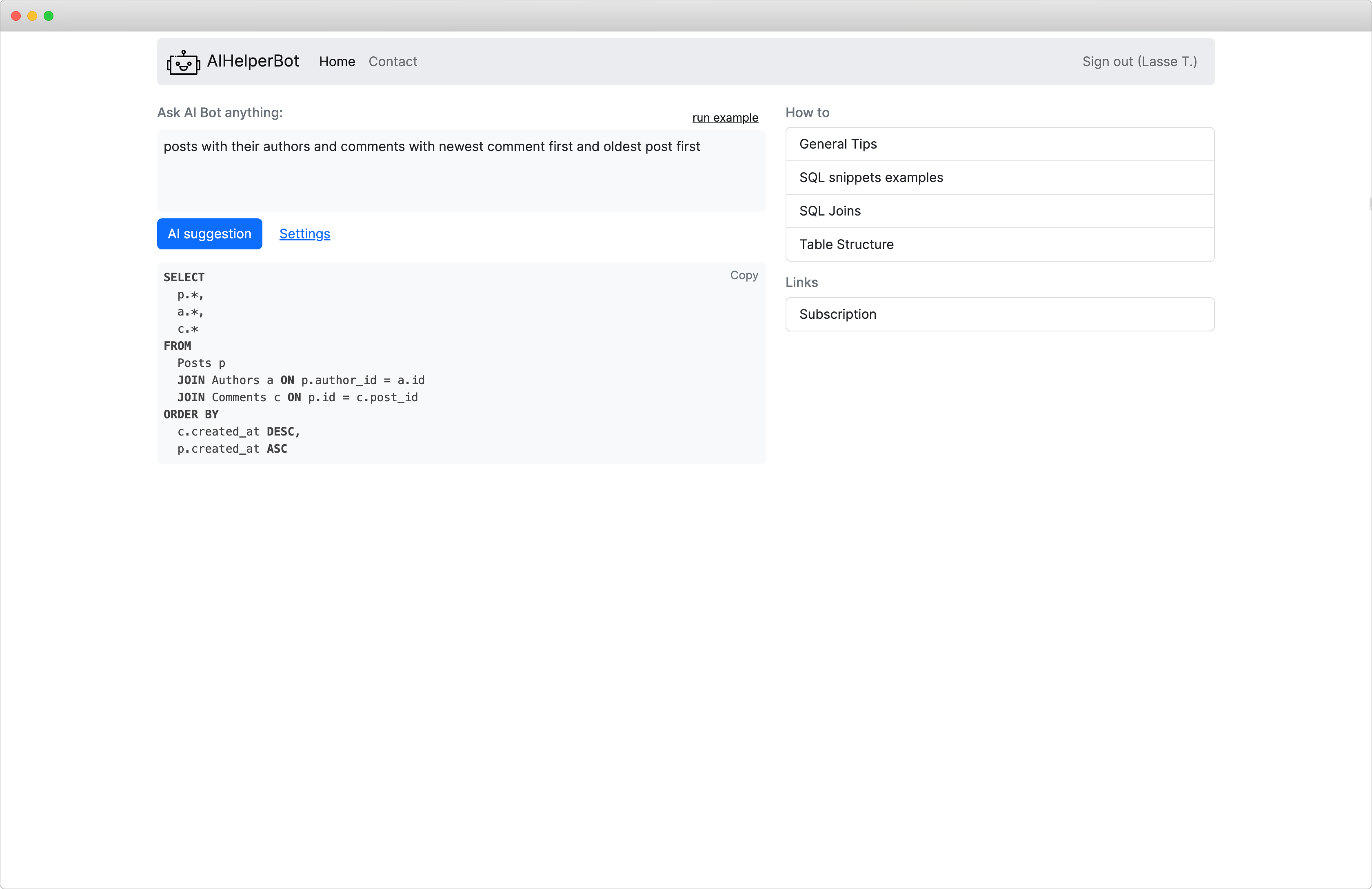 AI SQL Bot media 3