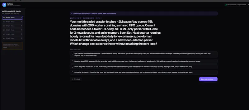 Optimus Code screenshot 5