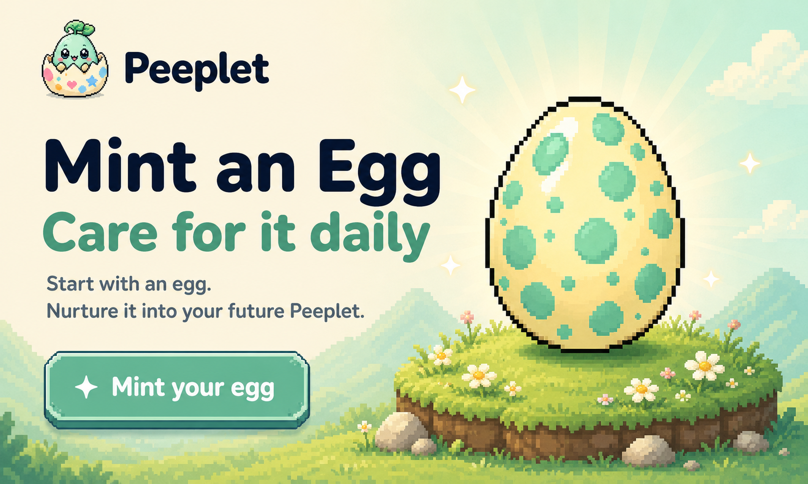 Peeplet - care for your egg gallery image