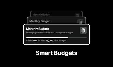 Um visor móvel exibindo a seção de saldos bancários do aplicativo Pocket, indicando acesso rápido às posições das contas.
