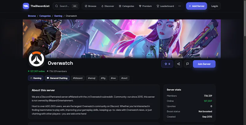 TheDiscordList screenshot 3