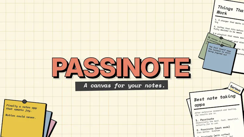 Passinote screenshot 1 (video preview)