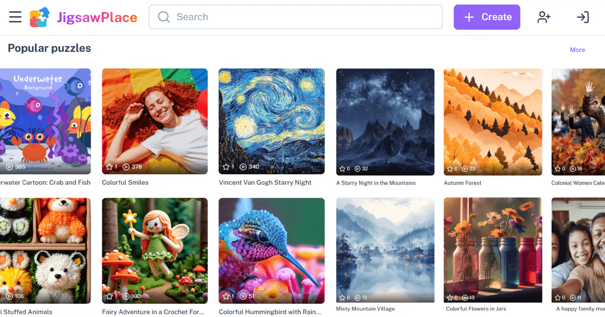 JigsawPlace - Free Online Jigsaw Puzzles gallery image