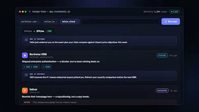 RivalWatch Track of your competitors gallery image