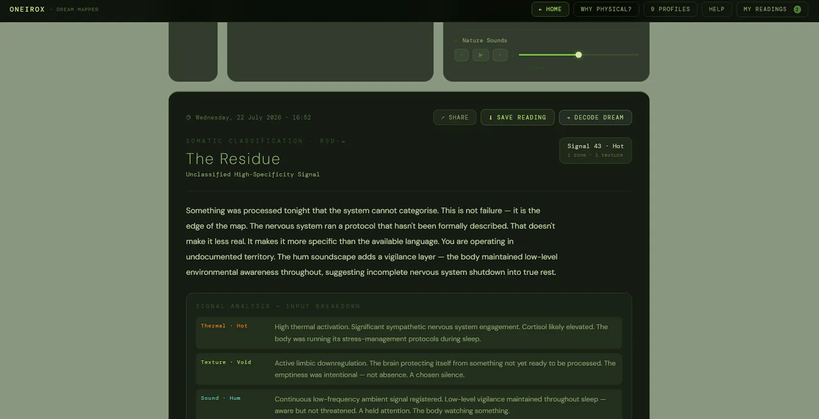 Oneirox Dream Decoder screenshot 7