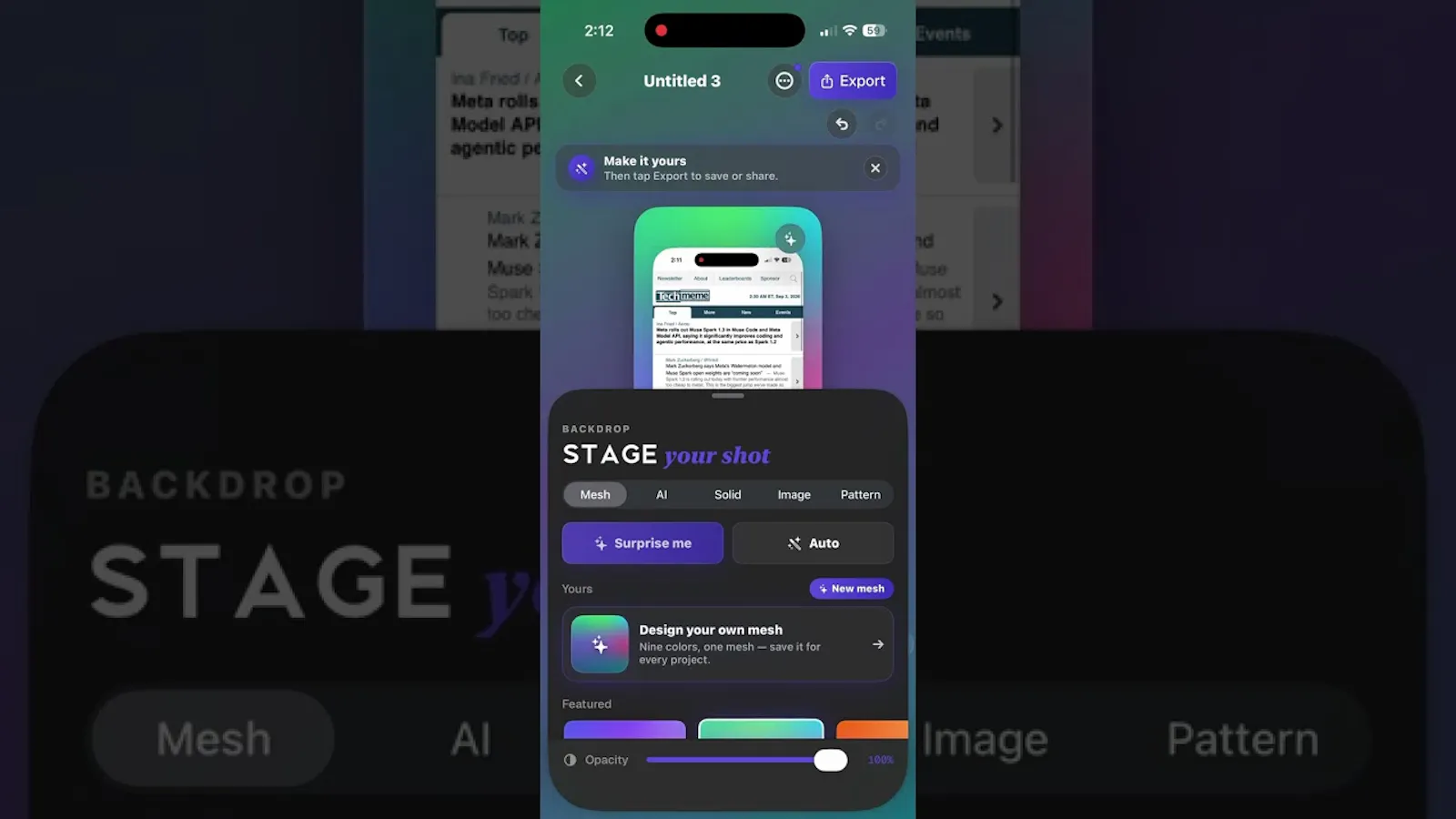 Shotpop - Screenshot Beauty screenshot 1 (video preview)
