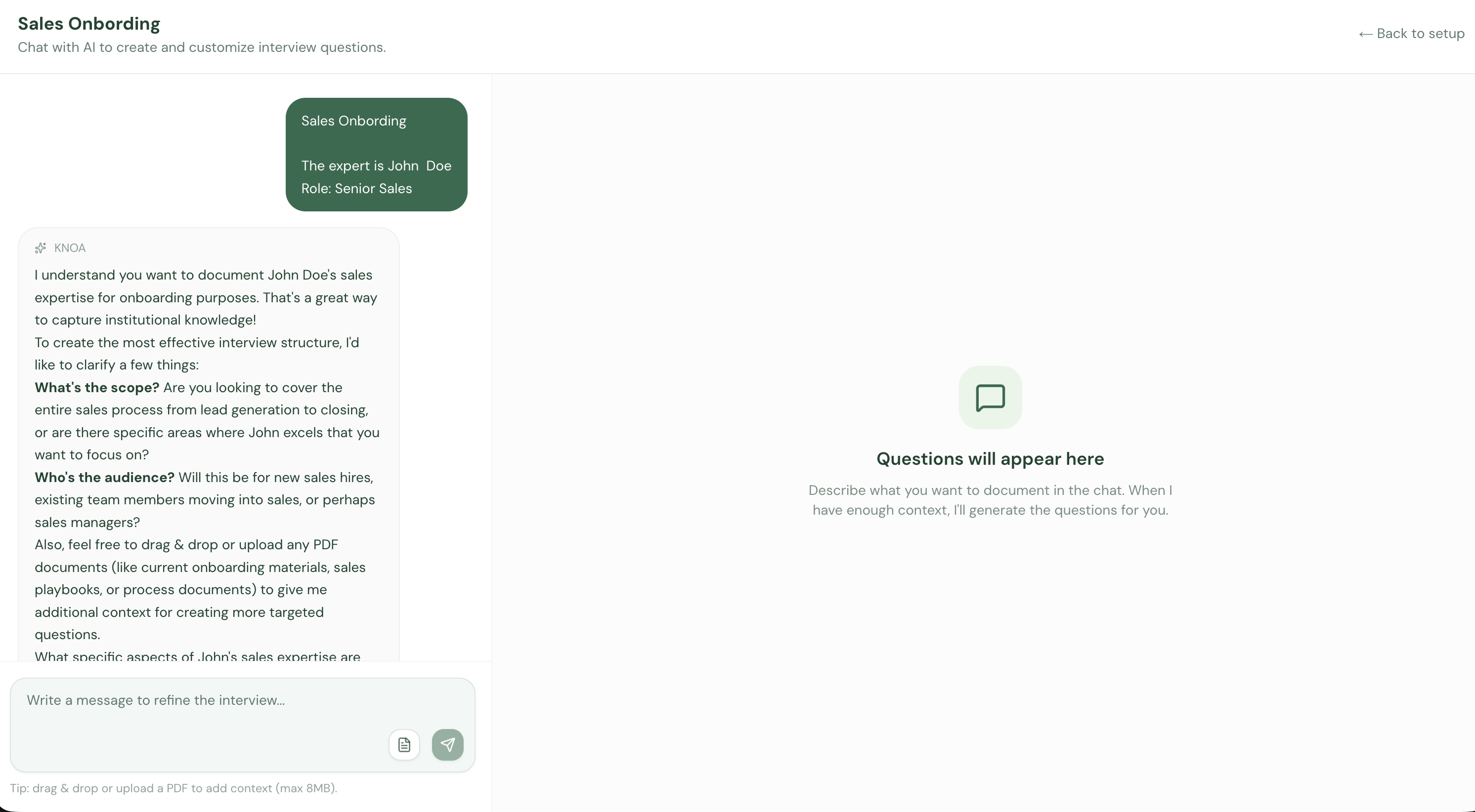 KNOA - Screenshot 4 showing product features and functionality