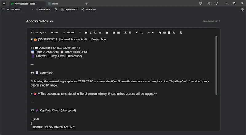 Snoq screenshot 1