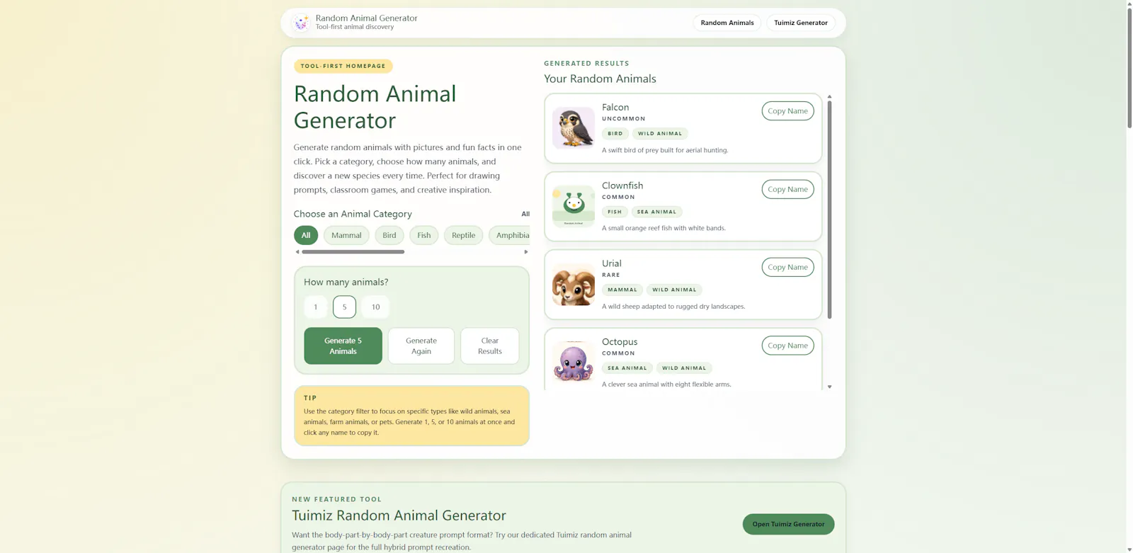 Random Animal Generator screenshot 3