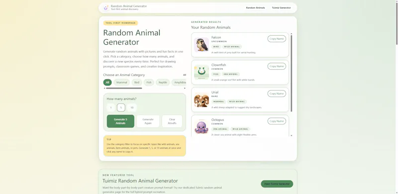 Random Animal Generator screenshot 3