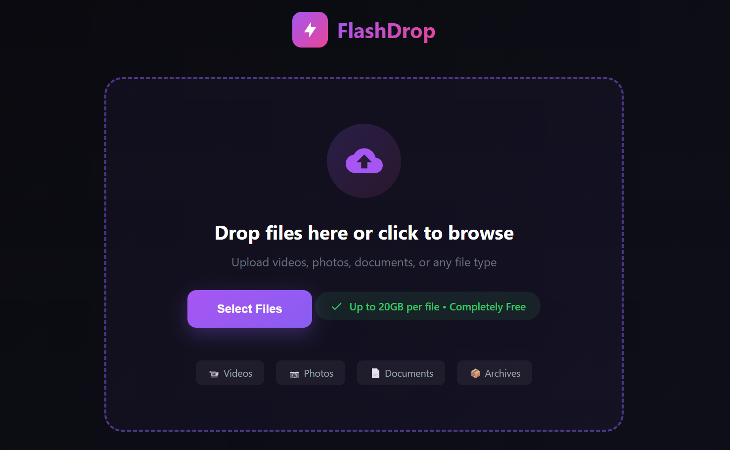 FlashDrop gallery image