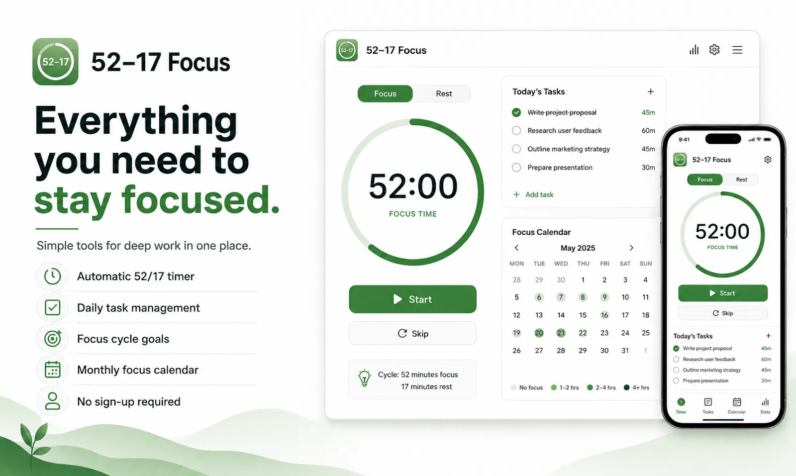 52–17 Focus screenshot 3
